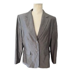 Tahari Gray Blazer - Size 12